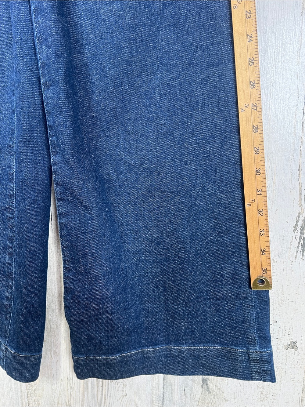 J. Crew Dark Navy Wide-Leg Jeans Women 26 - Picture 7 of 11